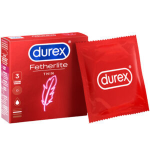 Durex Fetherlite Condoms 3s (12-Pack) - Ultra-Thin for Maximum Sensitivity & Pleasure | Trusted Quality