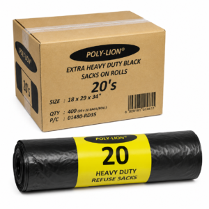 Sacks on Rolls 20's - Extra-Heavy-Duty - (400 bags)