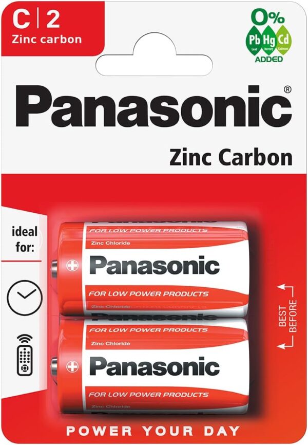 Panasonic - C-Battery (12-Pack)