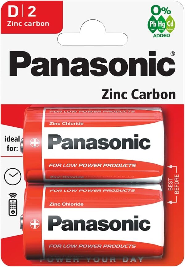 Panasonic - D-Battery (12-Pack)