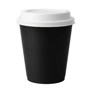 Coffee Cups Black Double Wall - (500 Pcs) All Sizes Available