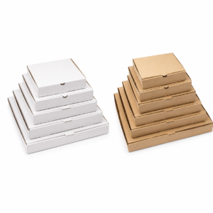 Pizza Boxes (100 pcs) Cardboard Box Container – All Sizes Available - Plain Pizza Box