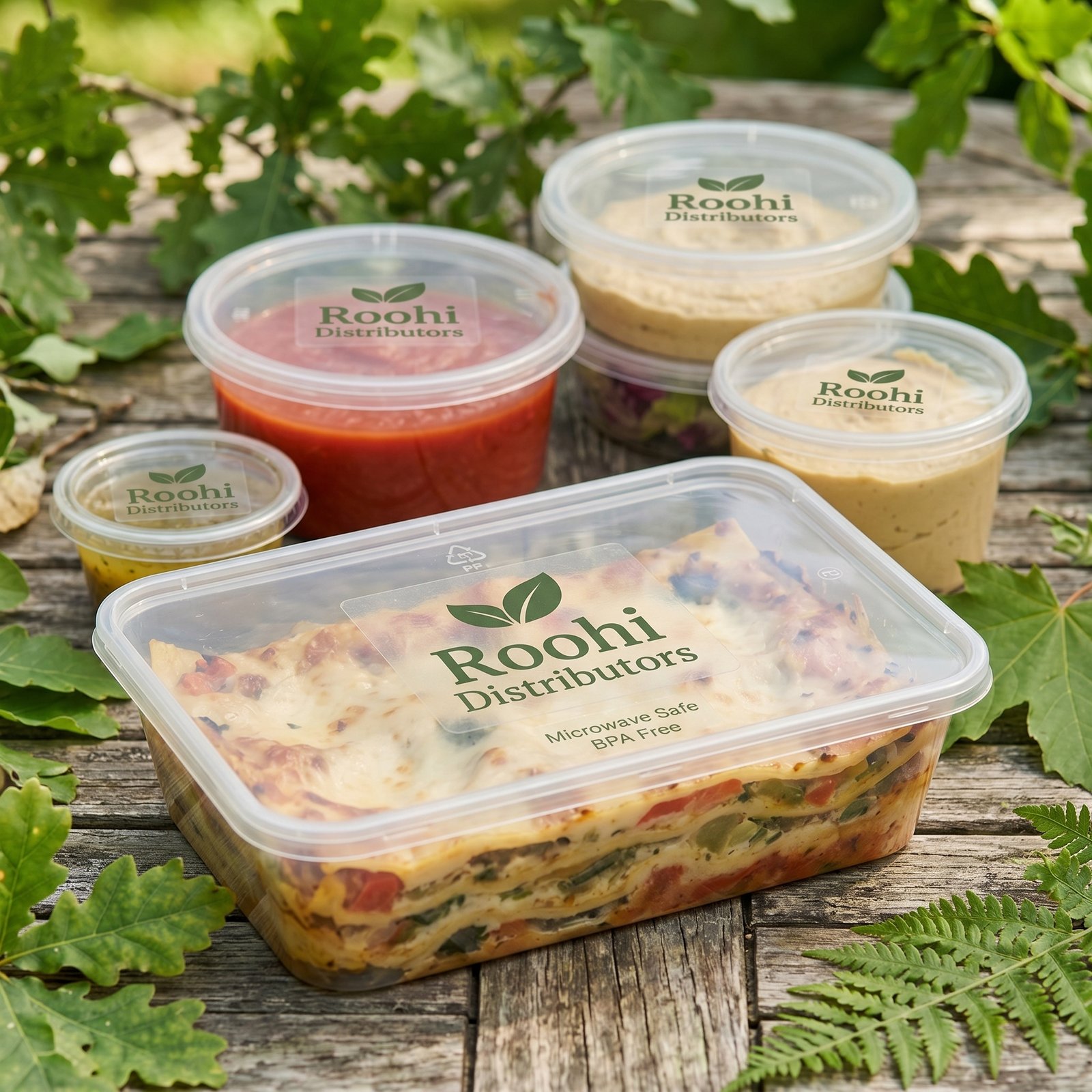 Heavy-Duty Plastic Containers (250 pcs) Rectangular - Microwave-safe Plastic With Secure Lids - All Sizes - Image 3