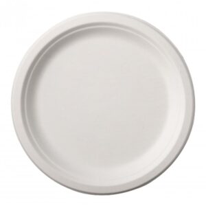 Bagasse Plates (500 pcs) - Containers For Hot/Cold/Oily Food - Eco-Friendly (7" & 9" All Sizes Available)