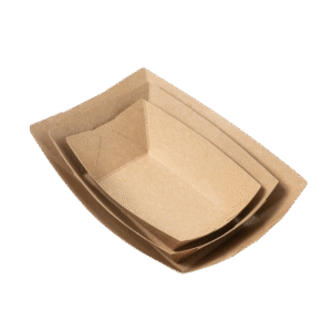 Brown Kraft Trays (1000 pcs) - Food Trays for Hot & Cold Food - Eco-Friendly - All Sizes Available