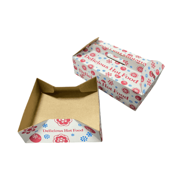 Carry Trays & Box with Handles (20 pcs) - For Hot food - All Sizes Available