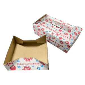 Carry Trays & Box with Handles (20 pcs) - For Hot food - All Sizes Available