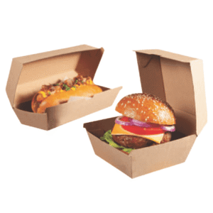 Corrugated Burger Boxes (Heavy-Duty) For Takeaway - All Sizes Available