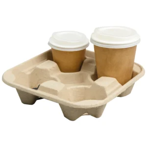 Cup Carrier Trays For Smoothie/Coffee/ Cups - 2 & 4 Cup Variations - Eco-Friendly (360 pcs)