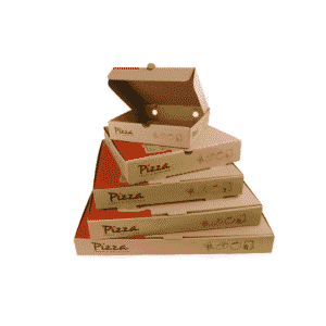 Pizza Boxes (100 pcs) Cardboard Box Container - All Sizes Available - With Generic Print