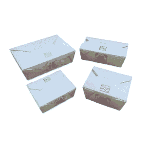 White Kraft Takeaway 'VIP' Boxes (540 pcs) - Eco-Friendly - All Sizes Available