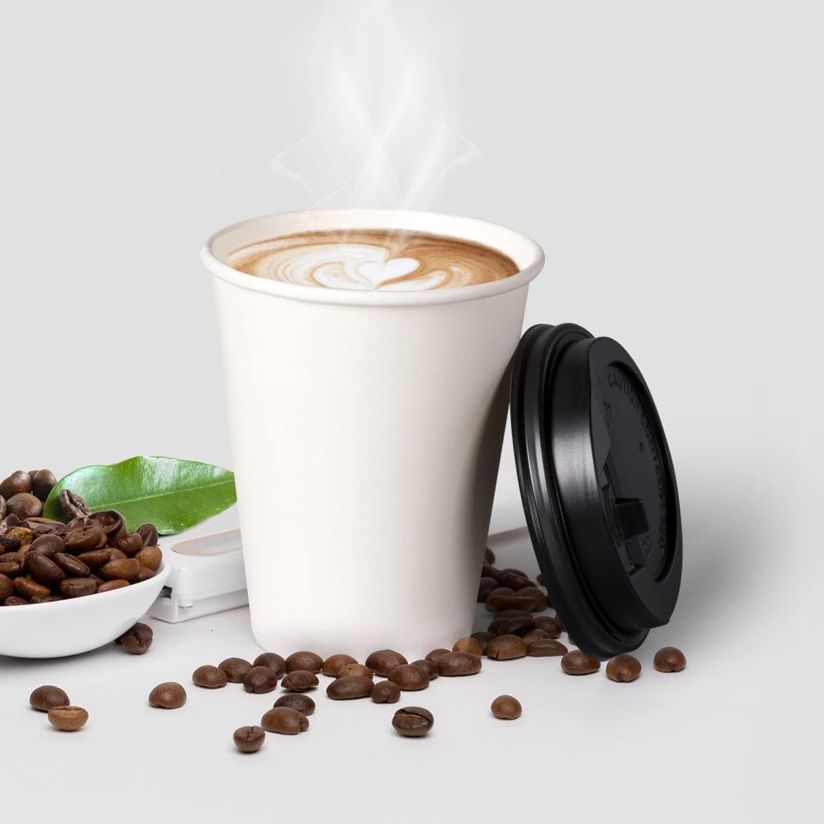 Coffee Cups White Single Wall - (1000 Pcs) All Sizes Available - Image 3