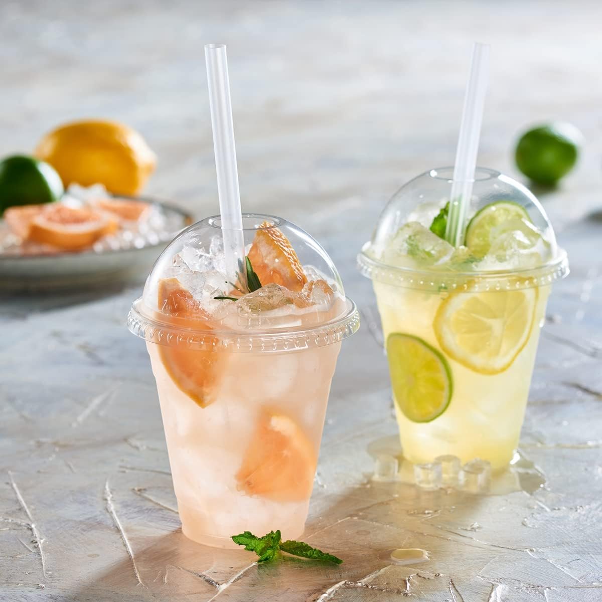 Smoothie Cups With Dome or Flat Lids - 1000 Cups / Lids (All Sizes Available) - Image 5