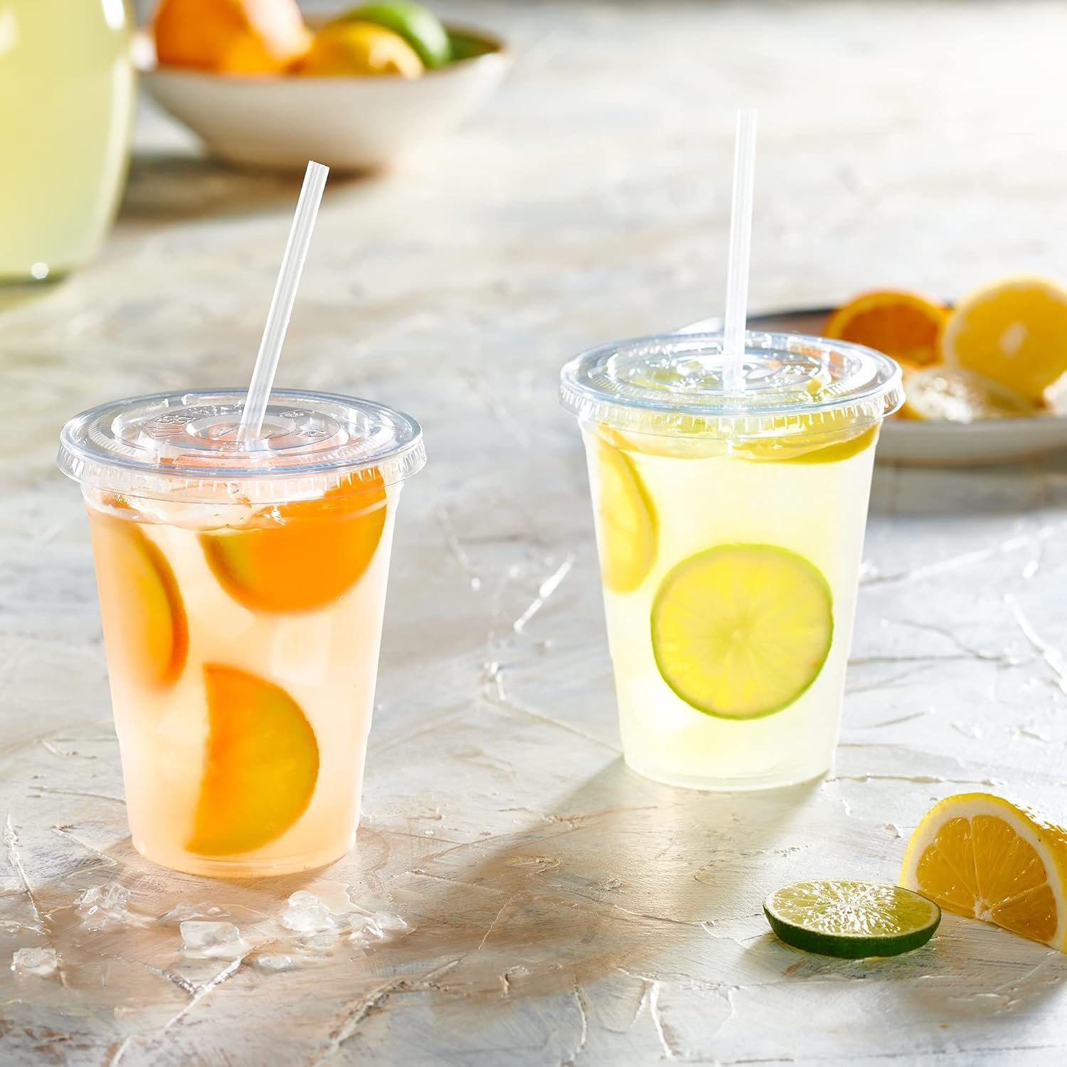 Smoothie Cups With Dome or Flat Lids - 1000 Cups / Lids (All Sizes Available) - Image 4