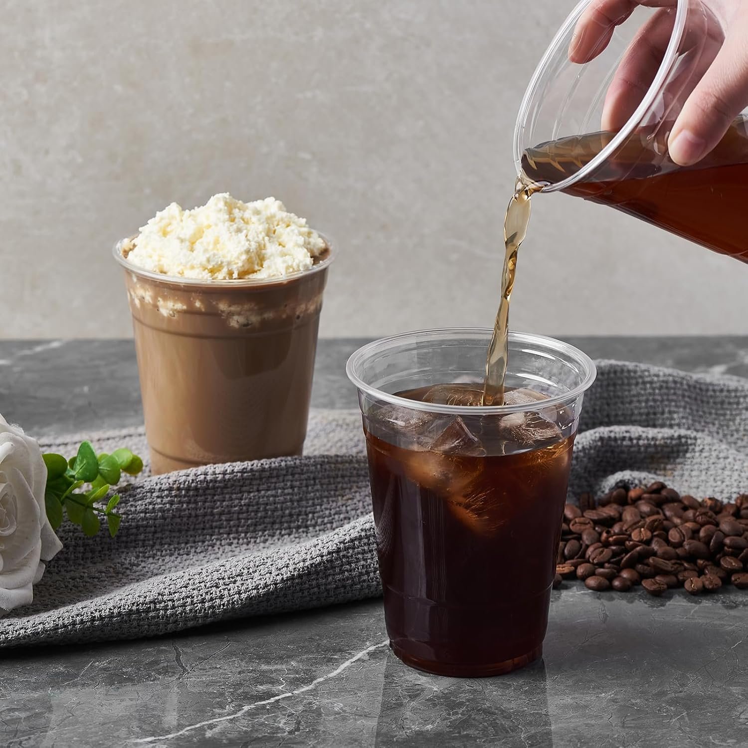 Smoothie Cups With Dome or Flat Lids - 1000 Cups / Lids (All Sizes Available) - Image 7